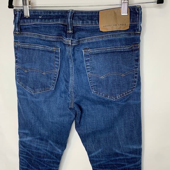 American Eagle Next Level Airflex Skinny Jeans Sz 28 x 28 - Picture 5 of 7